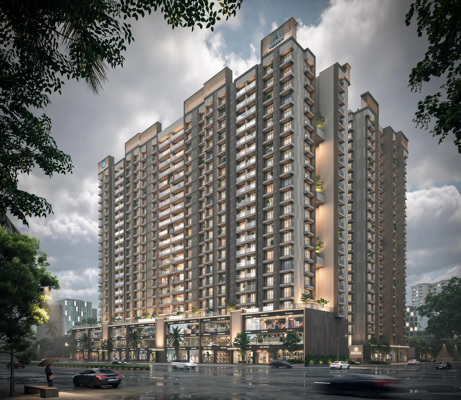 Vinayak tower exterior